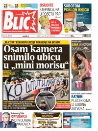 Blic - broj 6286, 13. avg 2014.