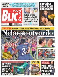 Blic - broj 7737, 30. avg 2018.