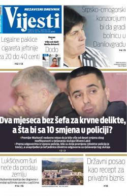 Vijesti - broj 7328, 1. sep 2018.