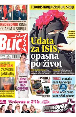 Blic - broj 6750, 27. nov 2015.