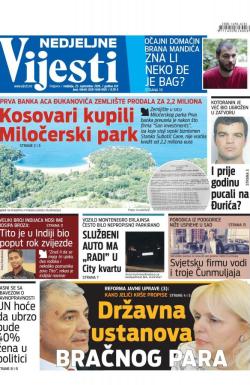 Vijesti - broj 6647, 25. sep 2016.