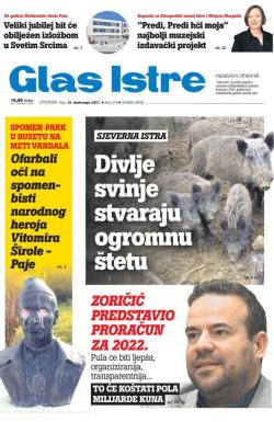 Glas Istre - broj 316, 16. nov 2021.