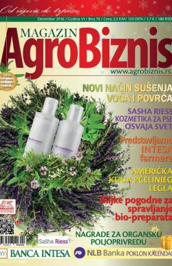 Agro Biznis - broj 70, 15. dec 2016.