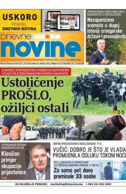 Dnevne novine - broj 3090, 6. sep 2021.