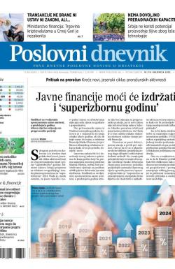 Poslovni Dnevnik - broj 4904, 18. avg 2023.