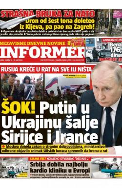 Informer - broj 3009, 12. mar 2022.