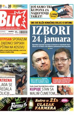 Blic - broj 6657, 26. avg 2015.