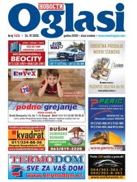 Novosti oglasi - broj 1626, 24. jun 2020.