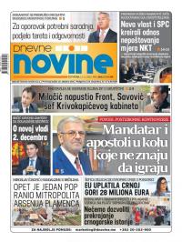 Dnevne novine - broj 2835, 12. nov 2020.