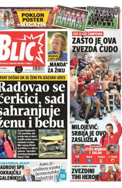 Blic - broj 7738, 31. avg 2018.