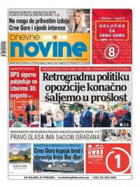 Dnevne novine - broj 2764, 21. avg 2020.