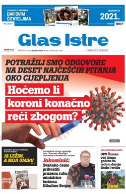 Glas Istre - broj 335, 5. dec 2020.