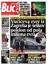 Blic - broj 7545, 15. feb 2018.