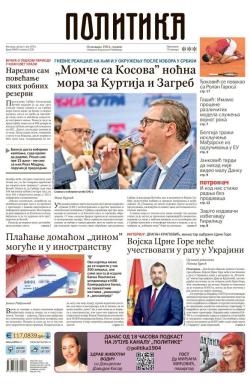 Politika - broj 39695, 5. jun 2024.