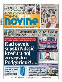 Dnevne novine - broj 2931, 8. mar 2021.