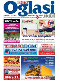 Novosti oglasi - broj 1608, 22. jan 2020.