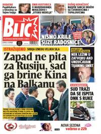 Blic - broj 7791, 23. okt 2018.