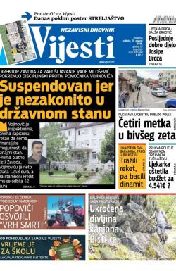 Vijesti - broj 6604, 13. avg 2016.