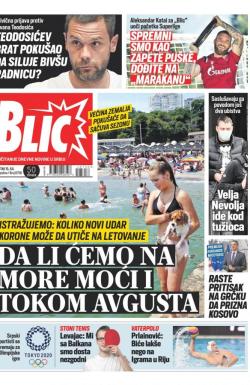 Blic - broj 8756, 15. jul 2021.