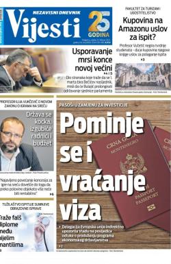 Vijesti - broj 8575, 23. feb 2022.