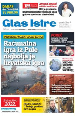 Glas Istre - broj 359, 31. dec 2021.