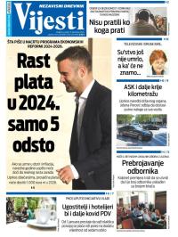 Vijesti - broj 9214, 15. dec 2023.