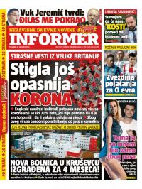 Informer - broj 2637, 21. dec 2020.