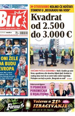 Blic - broj 6690, 28. sep 2015.