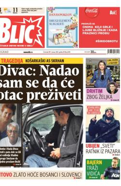 Blic - broj 6074, 9. jan 2014.