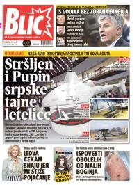 Blic - broj 7569, 12. mar 2018.