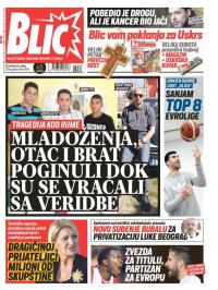 Blic - broj 7970, 25. apr 2019.