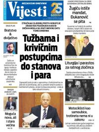 Vijesti - broj 8715, 18. jul 2022.