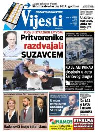 Vijesti - broj 6745, 30. dec 2016.