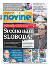 Dnevne novine - broj 2787, 17. sep 2020.