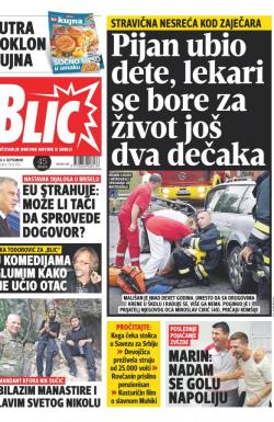 Blic - broj 7742, 4. sep 2018.