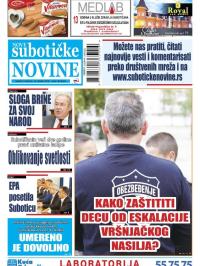 Nove Subotičke novine - broj 86, 19. okt 2018.