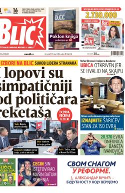 Blic - broj 6136, 13. mar 2014.