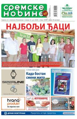 Sremske Novine - broj 3098, 15. jul 2020.