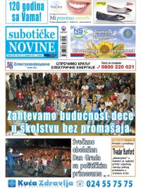 Nove Subotičke novine - broj 36, 6. sep 2013.