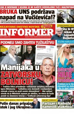 Informer - broj 3180, 30. sep 2022.