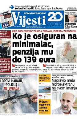 Vijesti - broj 6905, 12. jun 2017.