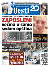 Vijesti - broj 6988, 4. sep 2017.