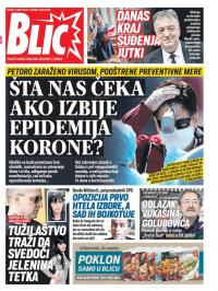 Blic - broj 8282, 11. mar 2020.