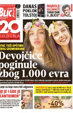 Blic - broj 6990, 30. jul 2016.