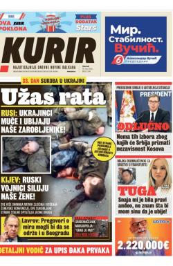 Kurir - broj 2914, 29. mar 2022.