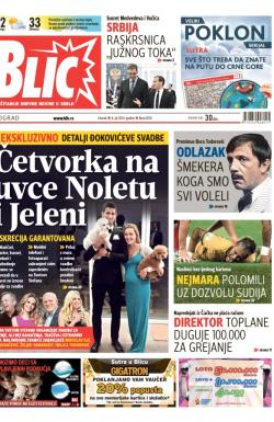 Blic - broj 6250, 8. jul 2014.