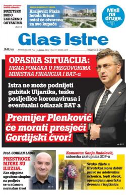 Glas Istre - broj 10, 11. jan 2021.