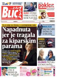 Blic - broj 6330, 26. sep 2014.