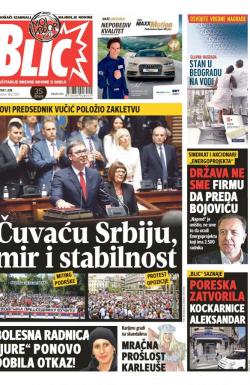 Blic - broj 7289, 1. jun 2017.