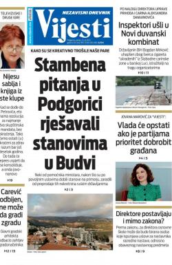 Vijesti - broj 8363, 23. jul 2021.